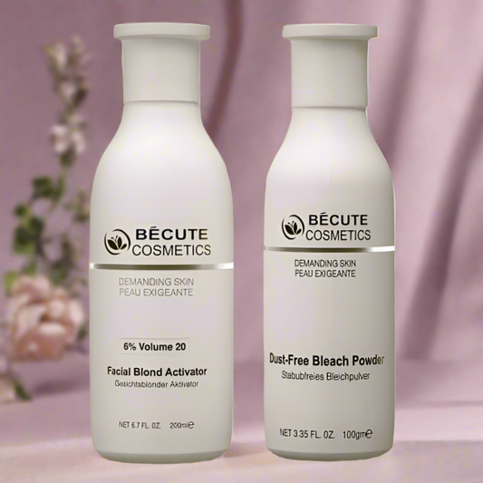 Becute Skin Polish Set Becute Bleach Powder & Facial Blonde Activator